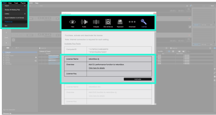 PIONEER - rekordbox videoライセンスキー rekordbox dj ライセンスキー（Pioneer DDJ-RB DJコントローラー