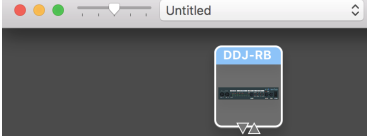 DDJ-RB seen in macOS High Sierra